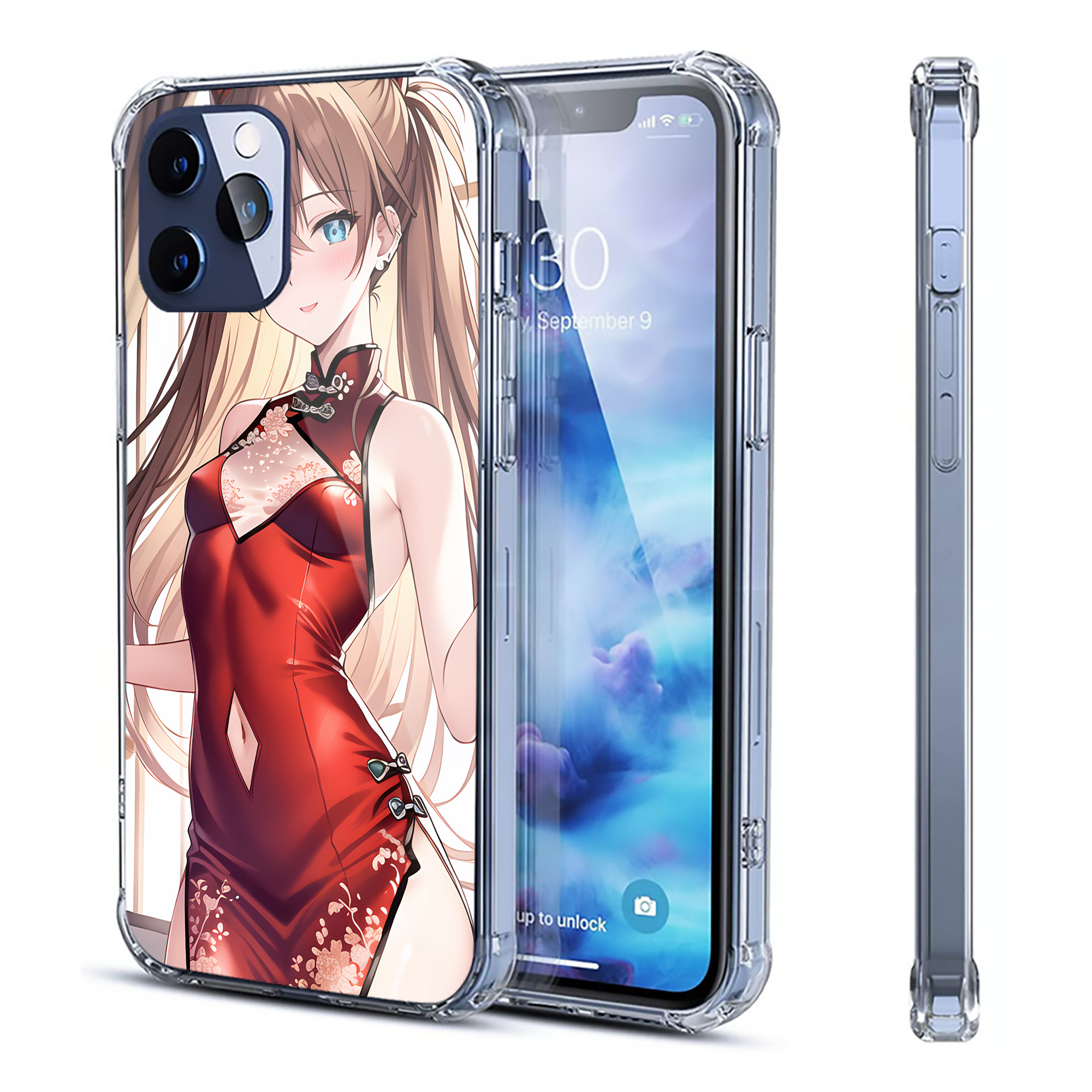 （画像用） EVA 新世紀エヴァンゲリオン 【iPhone 12シリーズ対応】透明スマホケース（クリアソフトケース）